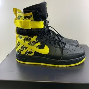 sf air force 1 high black dynamic yellow